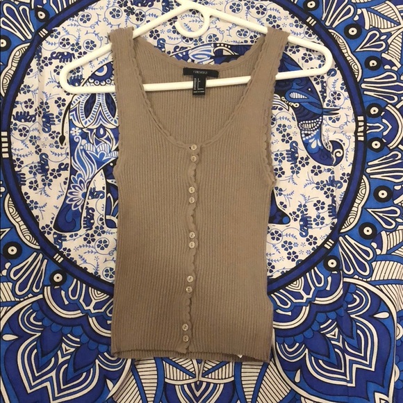 Forever 21 Tops - Forever 21 Cami Button Up